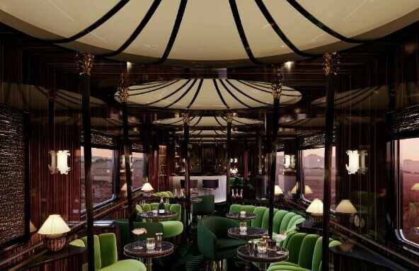 Toàn cảnh nội thất đã được tân trang lại của tàu Orient Express sang trọng. Ảnh: ORIENT EXPRESS, ACCOR