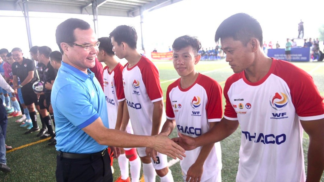 Khai mạc vòng chung kết Giải Bóng đá công nhân toàn quốc 2023