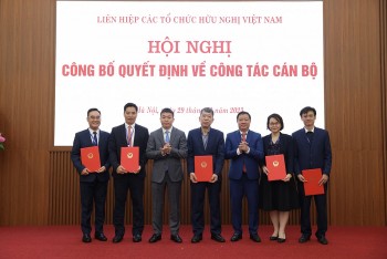 VUFO công bố các quyết định về công tác cán bộ