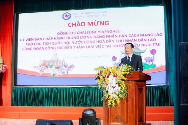 TS Lê Phú Thắng – Bí thư Đảng ủy, Hiệu trưởng phát biểu