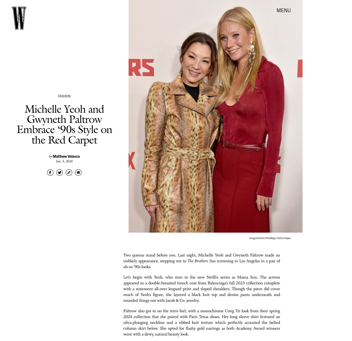 Nữ diễn viên, ca sĩ Hollywood Gwyneth Paltrow tỏa sáng như nữ hoàng với đầm Công Trí