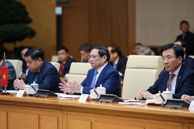Thủ tướng Phạm Minh Chính và Thủ tướng Lào đồng chủ trì kỳ họp lần thứ 46 Ủy ban liên Chính phủ về hợp tác song phương