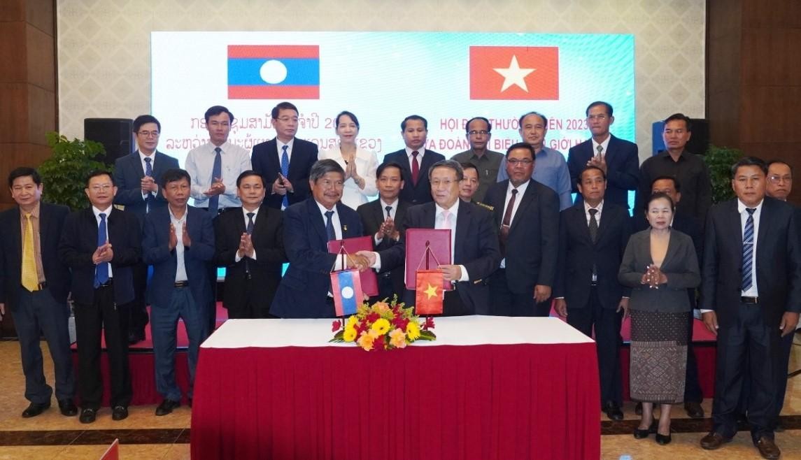 Quảng Trị và Salavan (Lào) ký kết biên bản thường niên về công tác biên giới
