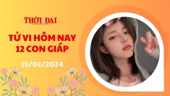Tử vi hôm nay 12 con giáp 15/1/2024: Mùi gặp rắc rối, sự nghiệp lao đao