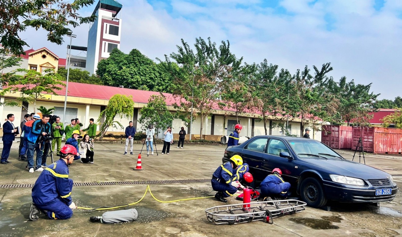 JICA nâng cao năng lực cho lực lượng cảnh sát phòng cháy, chữa cháy và cứu nạn, cứu hộ Việt Nam