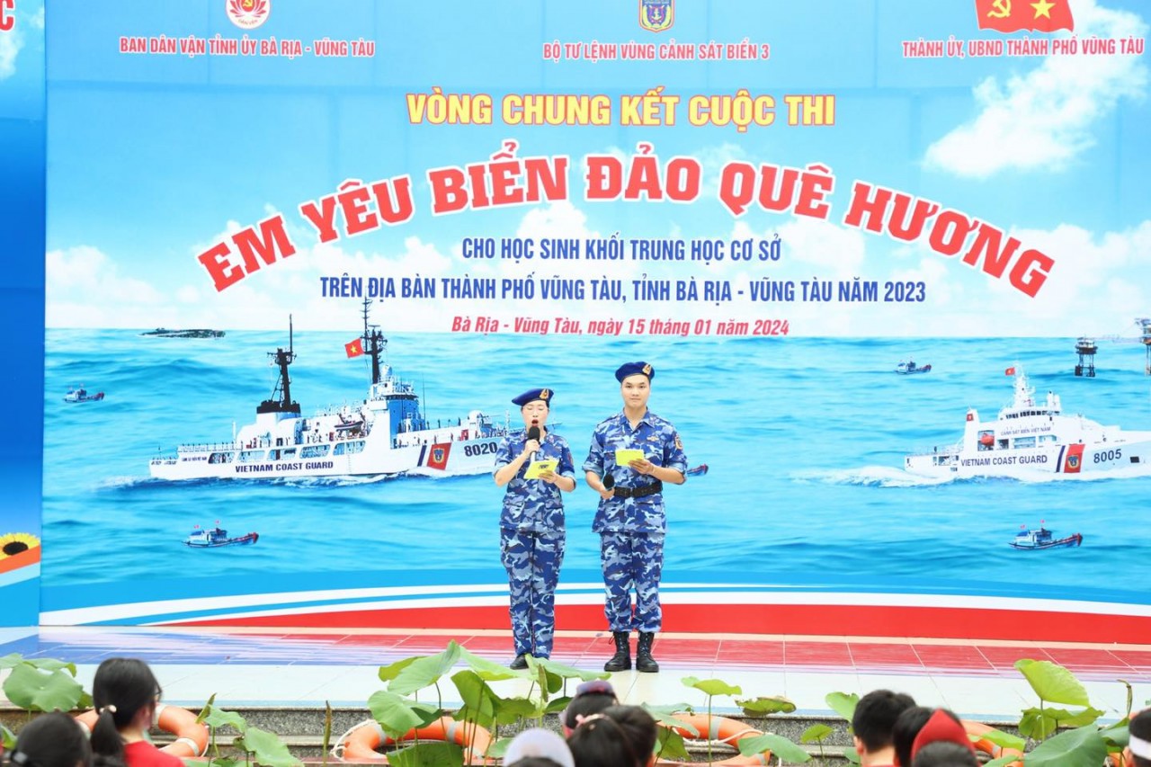 Vũng Tàu: 100 học sinh tham dự chung kết cuộc thi "Em yêu biển, đảo quê hương"