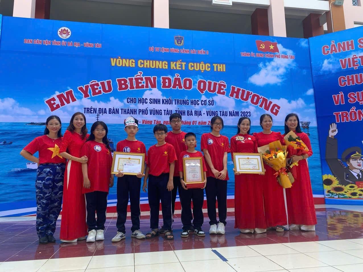 Vũng Tàu: 100 học sinh tham dự chung kết cuộc thi "Em yêu biển, đảo quê hương"