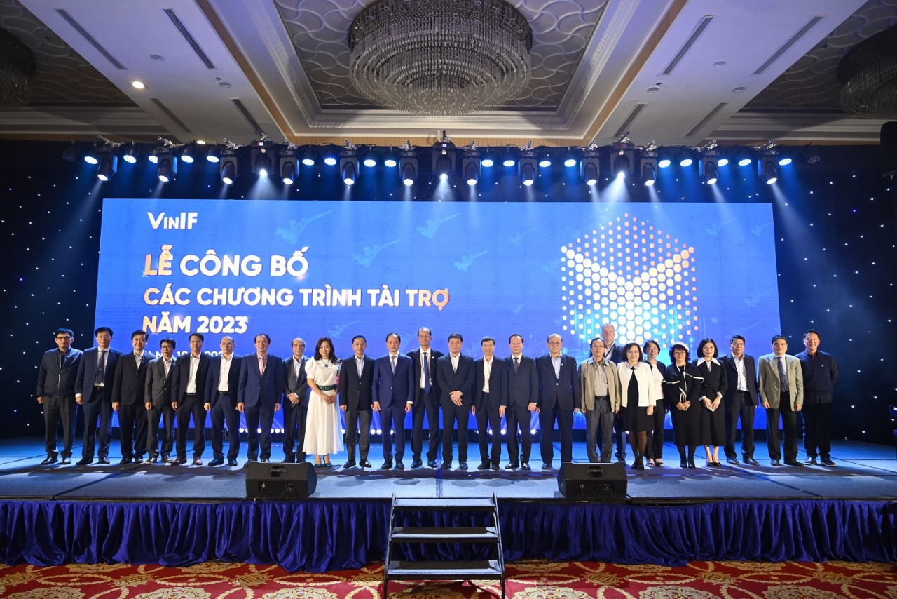 Lễ công bố các chương trình tài trợ năm 2023 của Quỹ VINIF 
