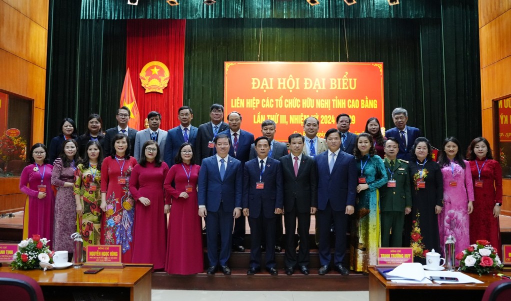 Ban Chấp hành Liên hiệp các tổ chức hữu nghị tỉnh lần thứ III, nhiệm kỳ 2024 - 2029.