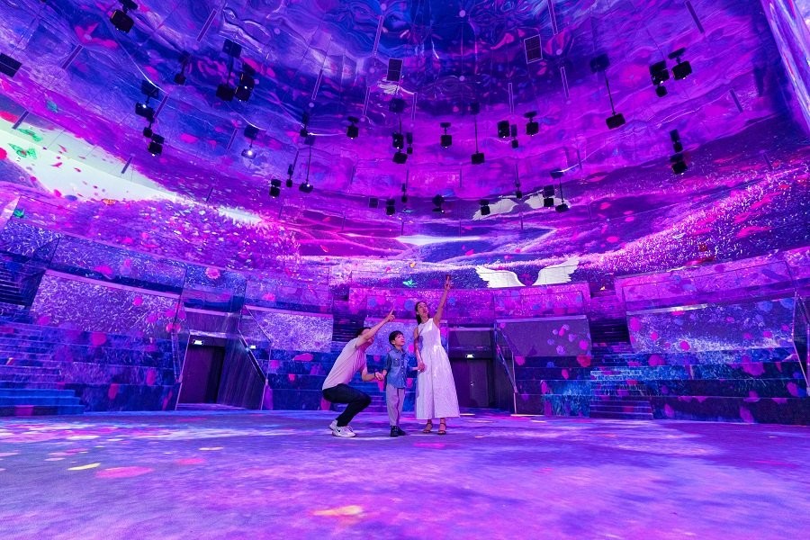 Sức hút của Ice Jungle đến từ 2 yếu tố: Công nghệ trình chiếu ánh sáng hiện đại bậc nhất thế giới và cốt truyện hấp dẫn (Ảnh: Ice Jungle)