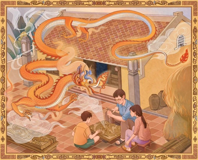 Ngắm linh vật Rồng độc đáo qua góc nhìn sáng tạo của các họa sỹ trẻ