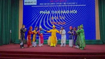 Học viên quân sự Lào, Campuchia tranh tài tại Hội thi Olympic tiếng Việt