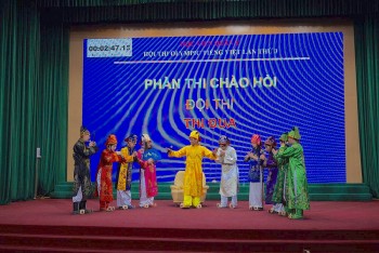 Học viên quân sự Lào, Campuchia tranh tài tại Hội thi Olympic tiếng Việt