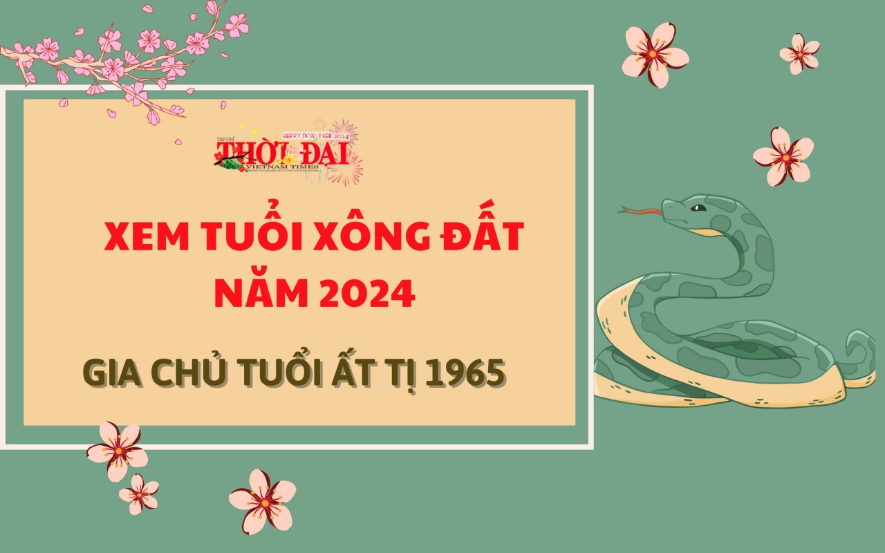 Tuổi xông đất năm 2024 cho gia chủ tuổi Ất Tị 1965