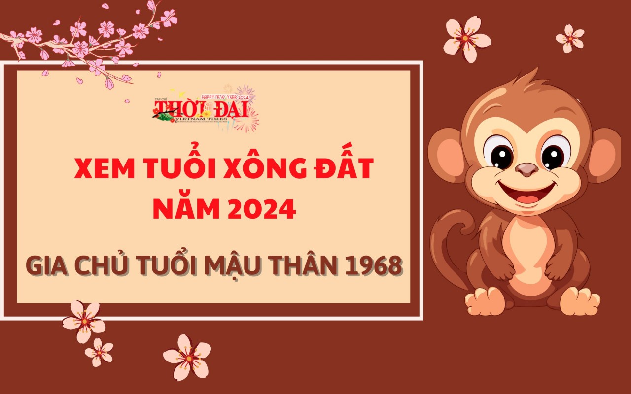 Tuổi xông đất năm 2024 cho gia chủ tuổi Mậu Thân 1968