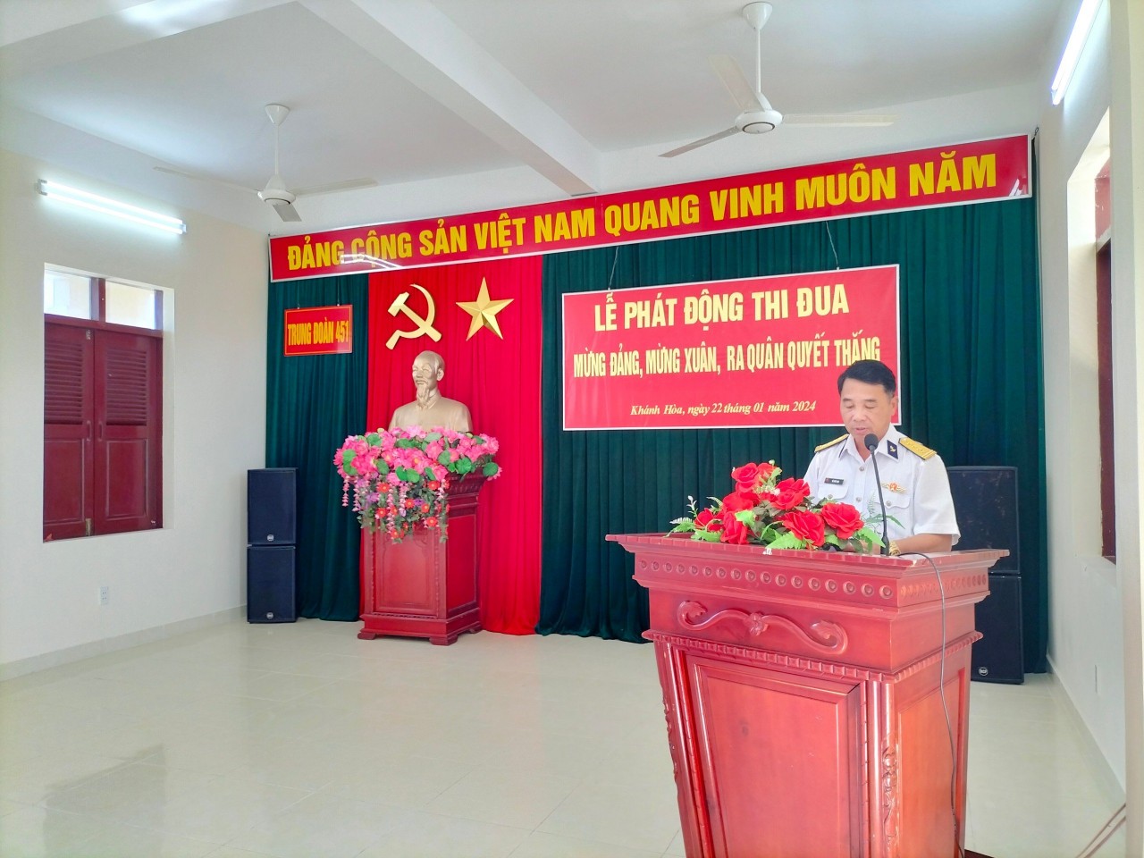 Trung đoàn 451 phát động thi với chủ đề “Mừng Đảng, mừng Xuân, ra quân quyết thắng” năm 2024