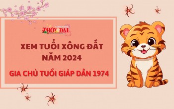 Tuổi xông đất năm 2024 cho gia chủ tuổi Giáp Dần 1974