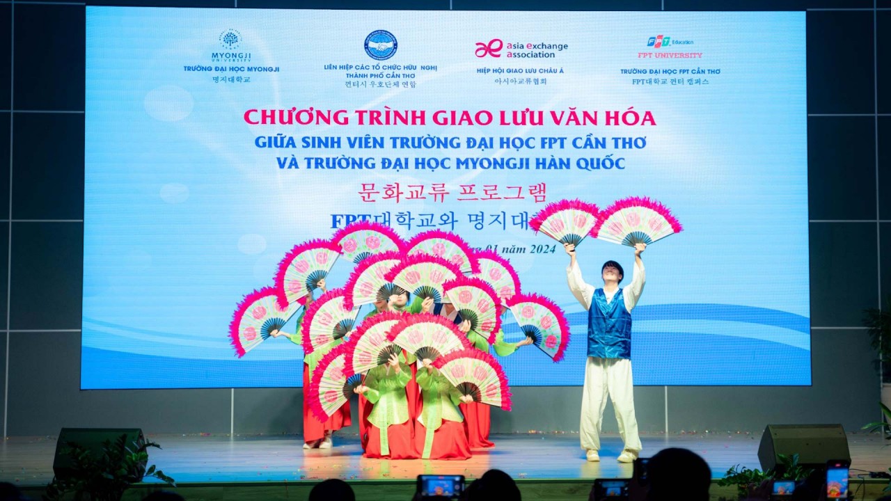Giao lưu văn hóa giữa Đại học FPT Cần Thơ và Đại học Myongji Hàn Quốc