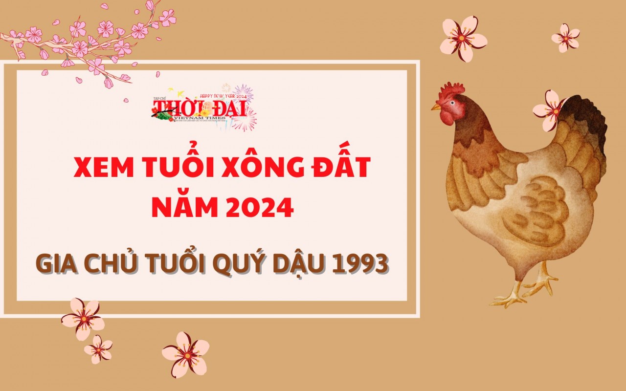 Tuổi xông đất năm 2024 cho gia chủ tuổi Quý Dậu 1993