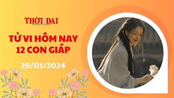 Tử vi hôm nay 12 con giáp 29/1/2024: Tị gặp nhiều vận may, Mùi xuất hiện điềm báo xấu