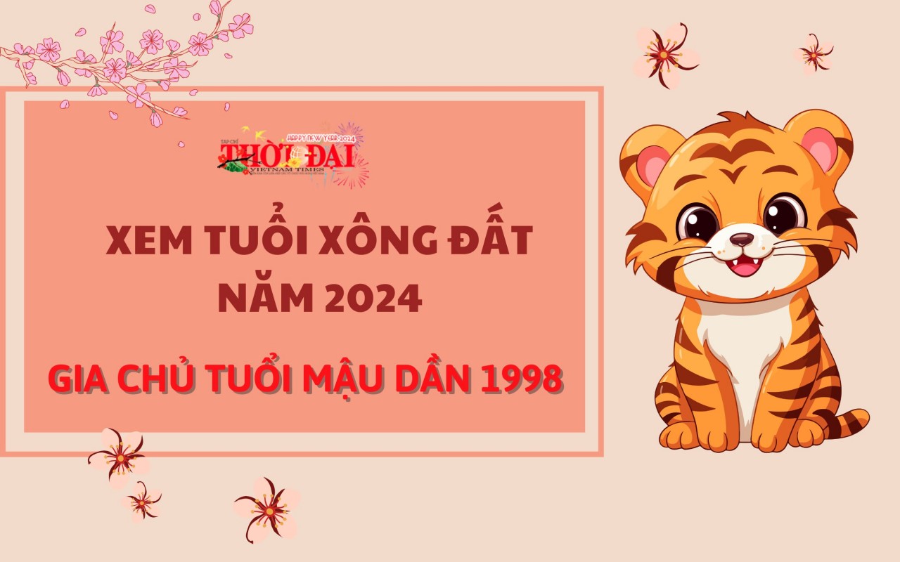 Tuổi xông đất năm 2024 cho gia chủ tuổi Mậu Dần 1998