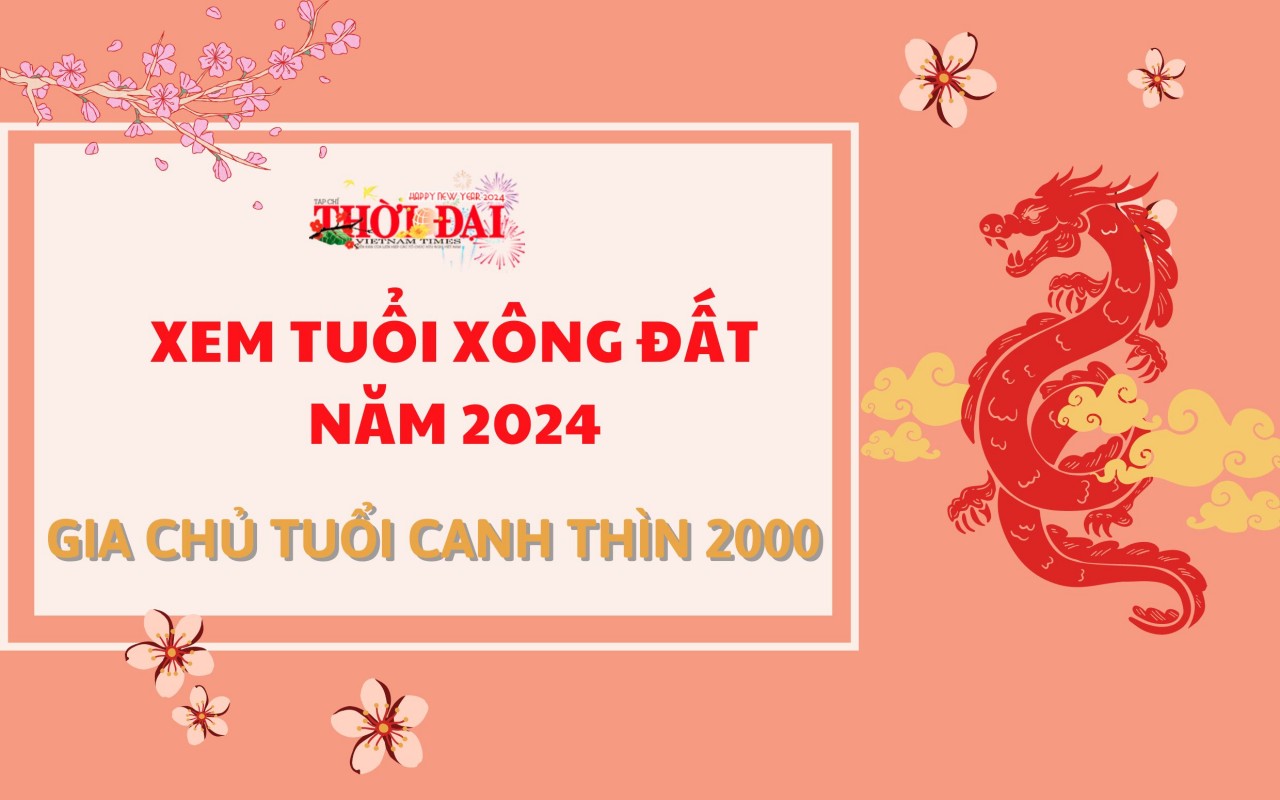Tuổi xông đất năm 2024 cho gia chủ tuổi Canh Thìn 2000