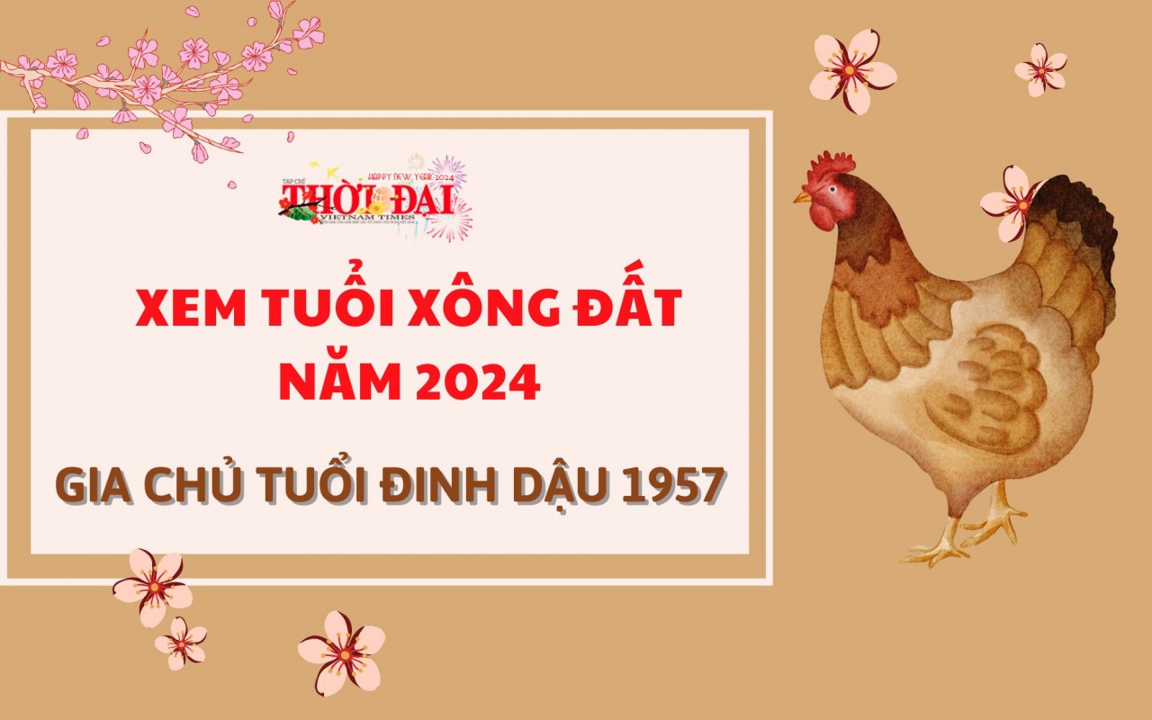 Tuổi xông đất năm 2024 cho gia chủ tuổi Đinh Dậu 1957