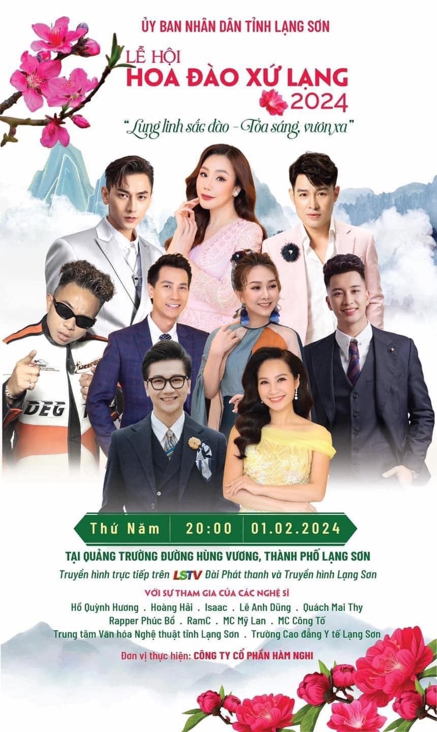 Trải nghiệm không gian văn hóa tại lễ hội hoa đào xứ Lạng 202
