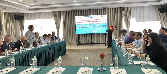 Sở Du lịch tỉnh Bình Định với Đoàn công tác Hội Hữu nghị Nhật Việt thành phố Sakai – Bình Định. (Ảnh: Thương hiệu & Công luận)