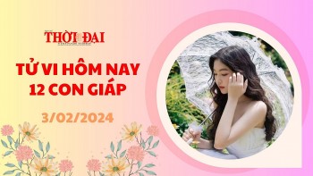 Tử vi hôm nay 12 con giáp 3/2/2024: Tý có hướng đi mới Dần nhận vận may tài lộc