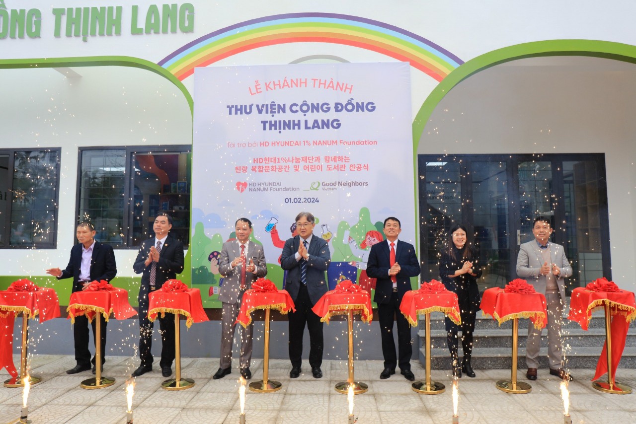 GNI khánh thành thư viện đa chức năng, sáng tạo tại Hòa Bình
