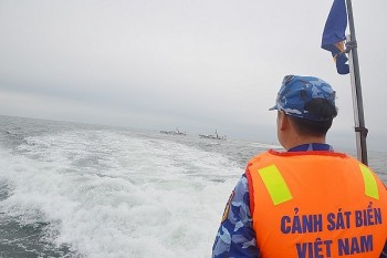 Cảnh sát biển hai nước Việt Nam - Trung Quốc tuần tra chung trên vùng biển giáp ranh