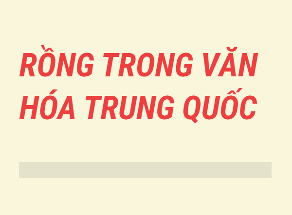 Tết con rồng ở Trung Quốc