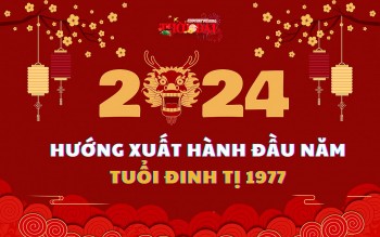 Ngày giờ hướng xuất hành năm 2024 cho người tuổi Đinh Tị 1977