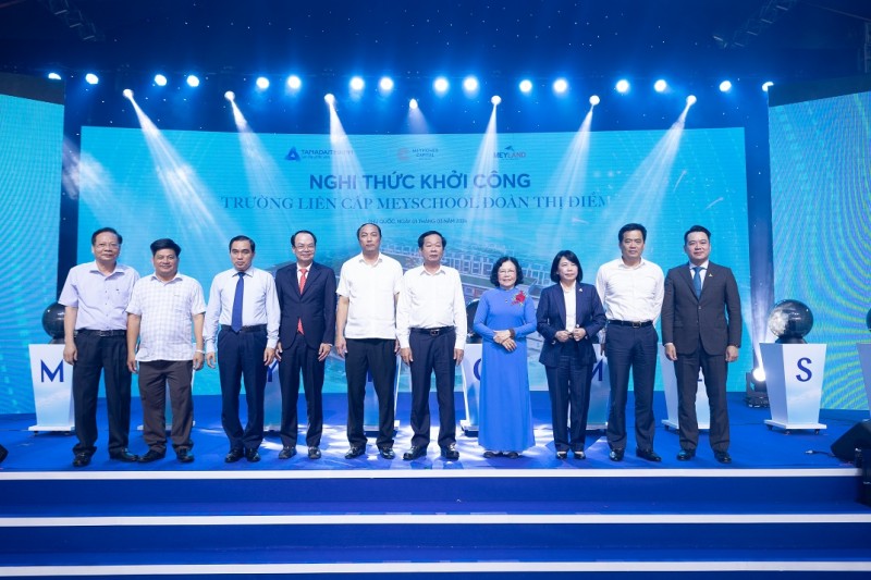 Khởi công trường liên cấp Meyschool Đoàn Thị Điểm tại Meyhomes Capital Phú Quốc
