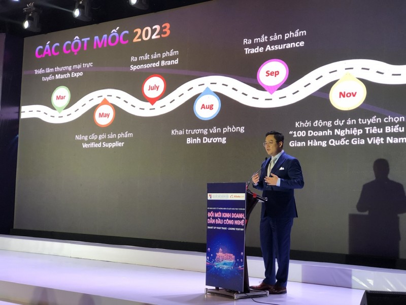 ông Mike Zhang, Giám đốc Quốc gia Alibaba.com Việt Nam.