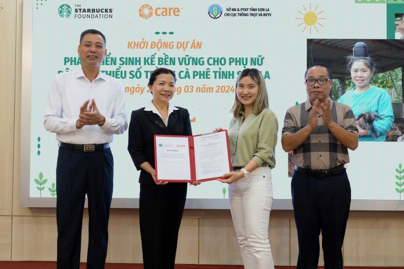 Khởi động dự án hỗ trợ sinh kế bền vững cho 1500 phụ nữ dân tộc thiểu số trồng cà phê tại Sơn La