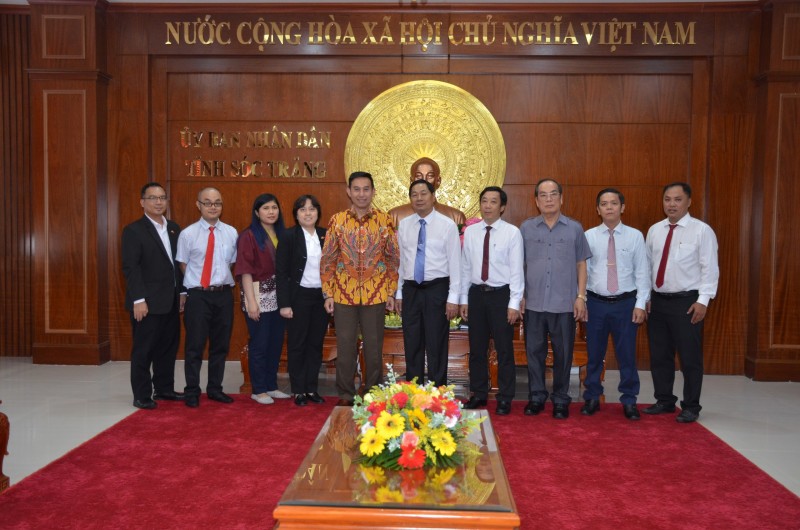 Quan tâm kết nối doanh nghiệp Indonesia đến đầu tư tại Sóc Trăng