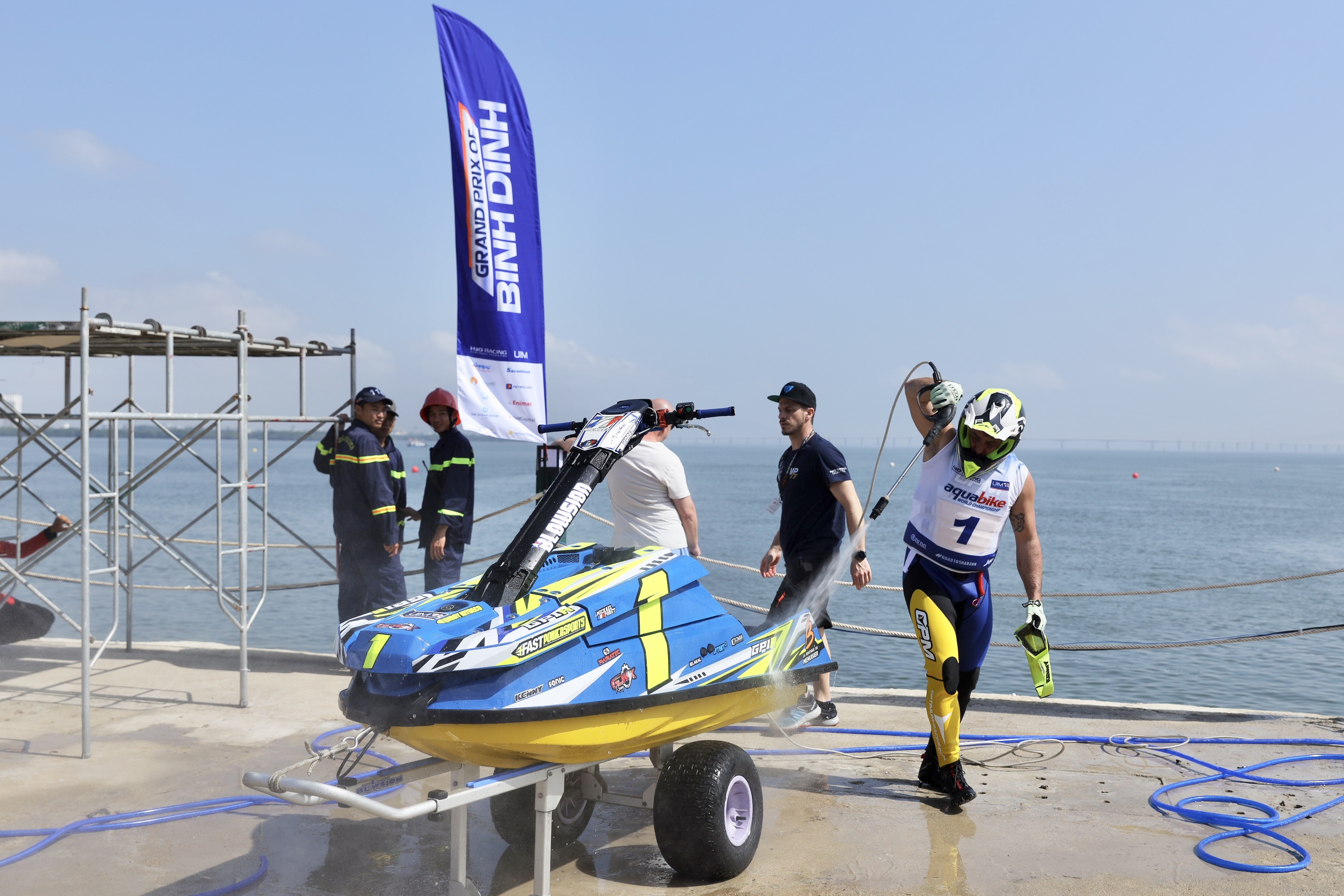 Những hình ảnh đầu tiên về các đội đua mô tô nước UIM-ABP Aquabike World Championship 2024