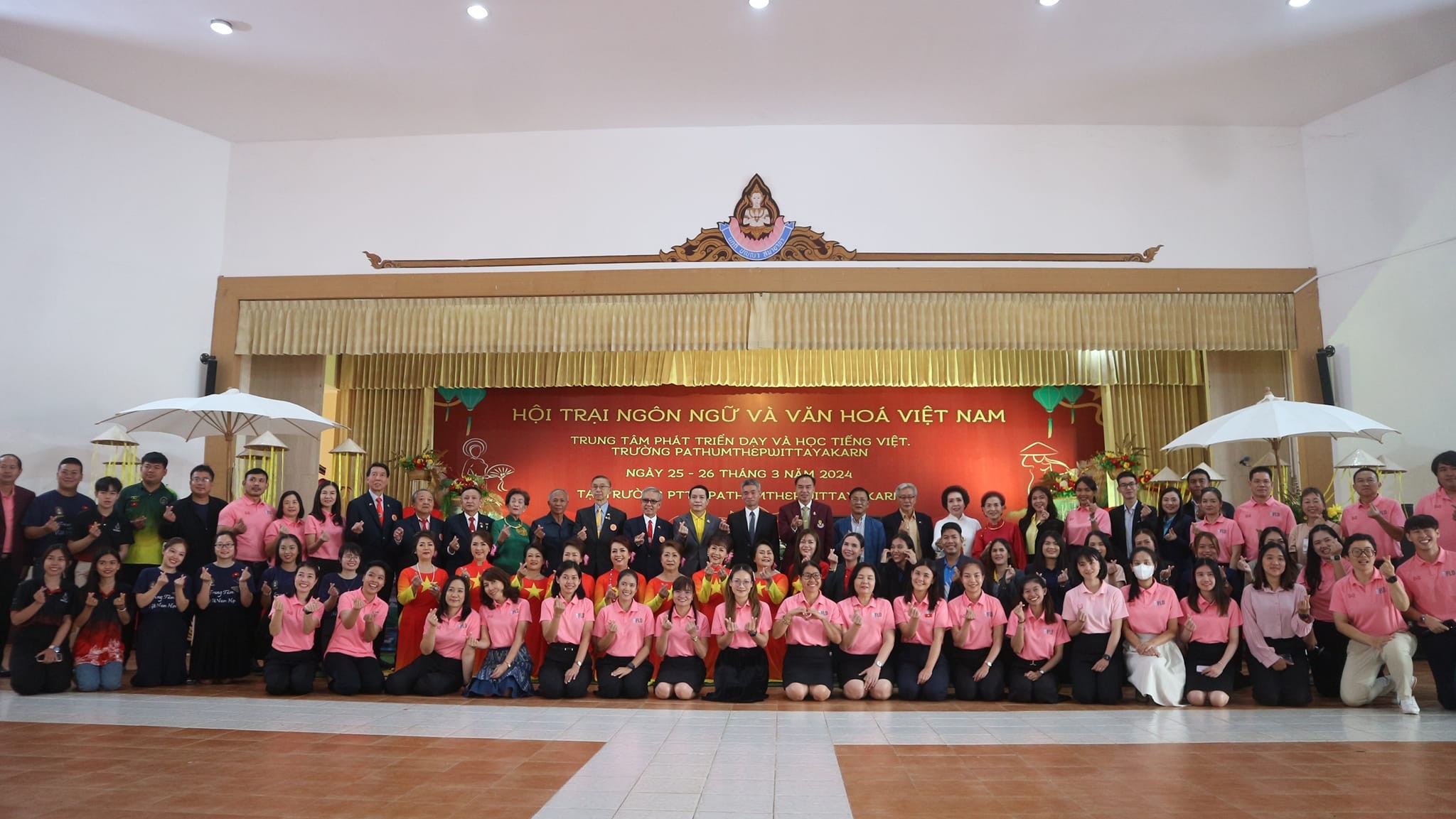 Trại hè thu hút sự tham gia của đông đảo các học sinh ở các tỉnh và thủ đô Bangkok của Thái Lan.