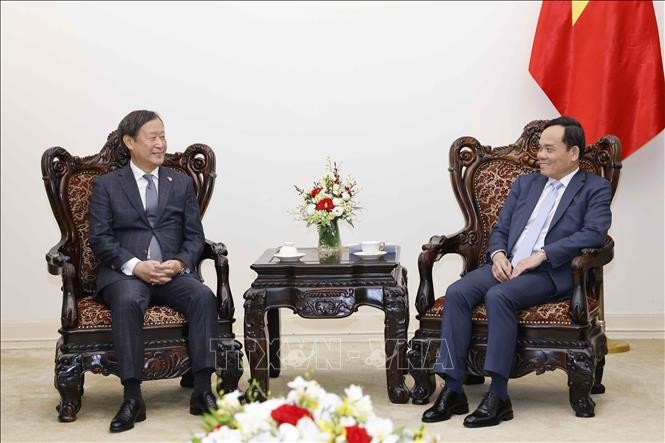 Phó Thủ tướng Trần Lưu Quang tiếp Phó Chủ tịch JICA