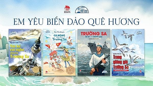 Tái bản 4 cuốn sách cho thiếu nhi về biển đảo Việt Nam