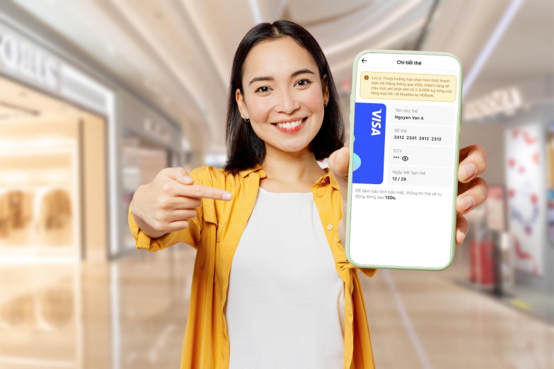 Thanh toán bằng Muadee by HDBank: 50.000 đồng cũng được trả góp