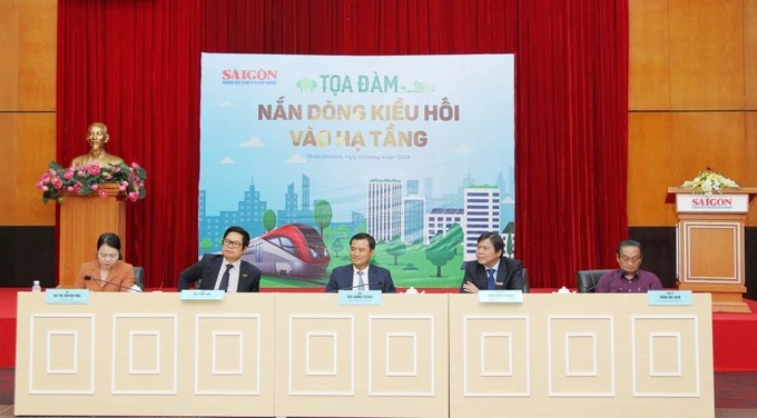 Tọa đàm Nắn dòng kiều hối vào hạ tầng do Báo Sài Gòn Giải Phóng tổ chức. (Ảnh: SGGP)