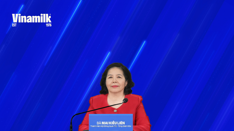 Bà Mai Kiều Liên, thành viên Hội đồng Quản trị, Tổng giám đốc Vinamilk.