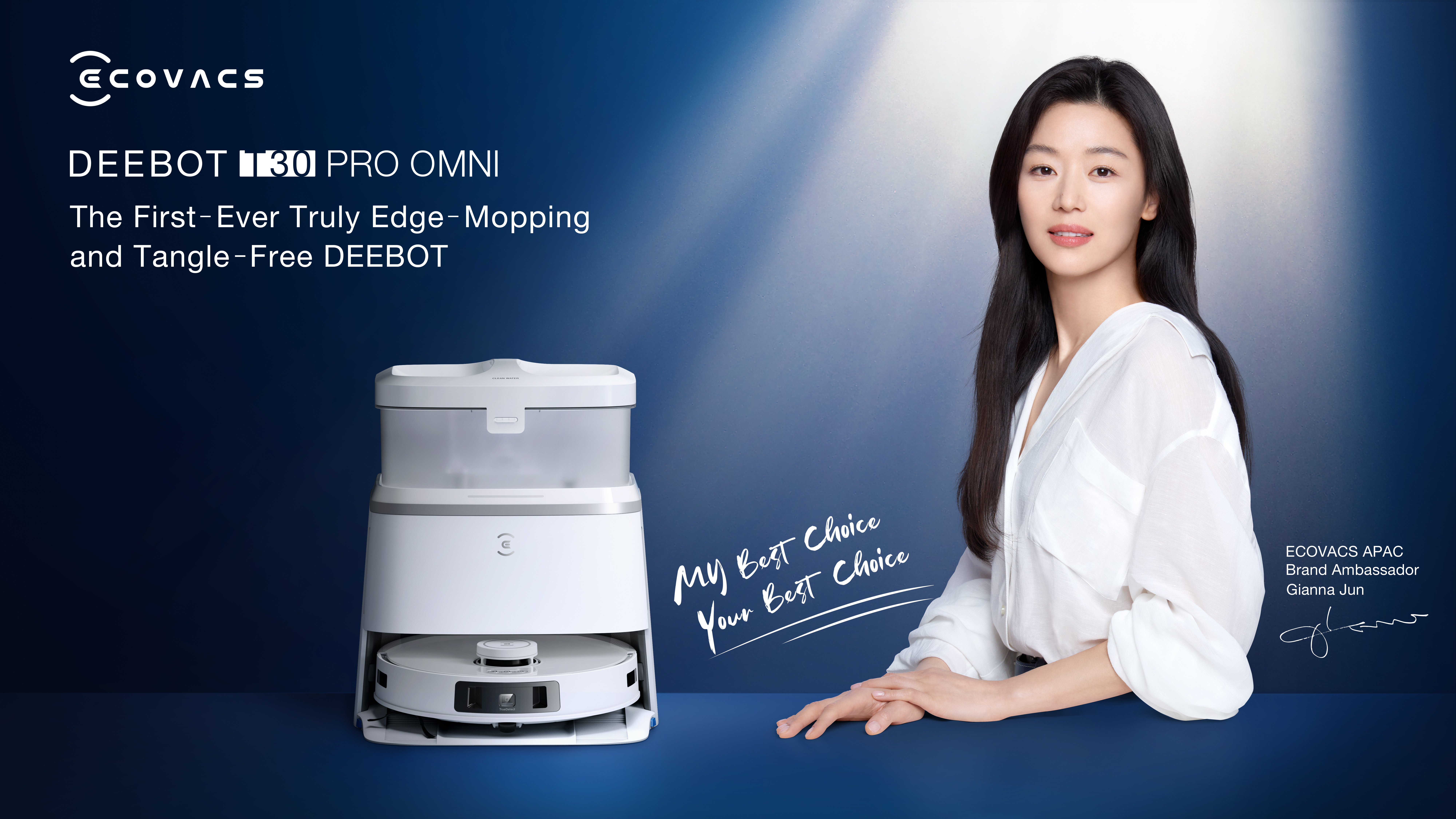 ECOVACS ROBOTICS chọn nữ diễn viên, người mẫu Jun Ji-hyun (Hàn Quốc) làm Đại sứ thương hiệu mới