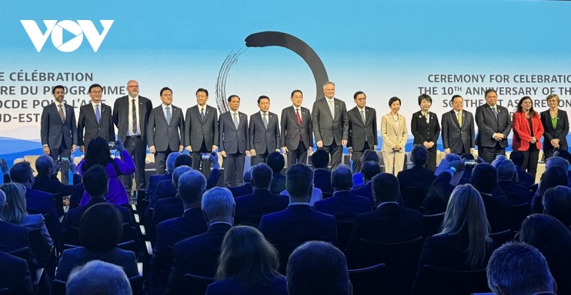 Tại Lễ kỷ niệm 10 năm thành lập Chương trình SEARP (Ảnh: Anh Tuấn/VOV-Paris)
