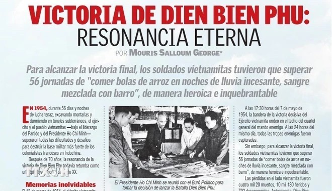 Báo chí Mexico bình luận về quyết định lịch sử trong chiến dịch Điện Biên Phủ