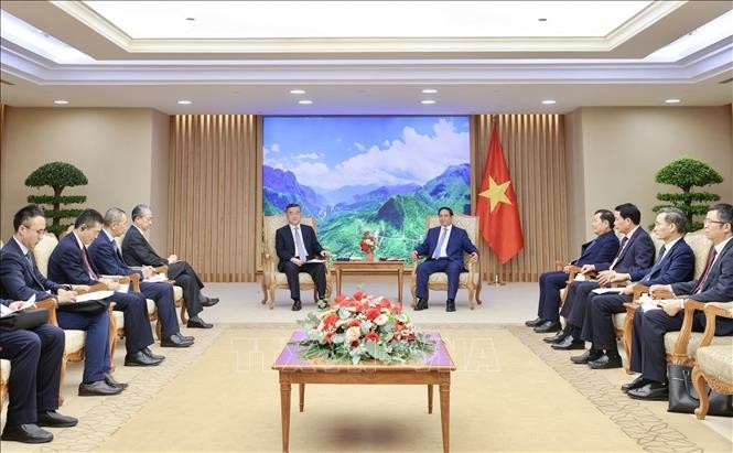 Thủ tướng Phạm Minh Chính tiếp Phó Ủy viên trưởng Nhân đại toàn quốc Trung Quốc