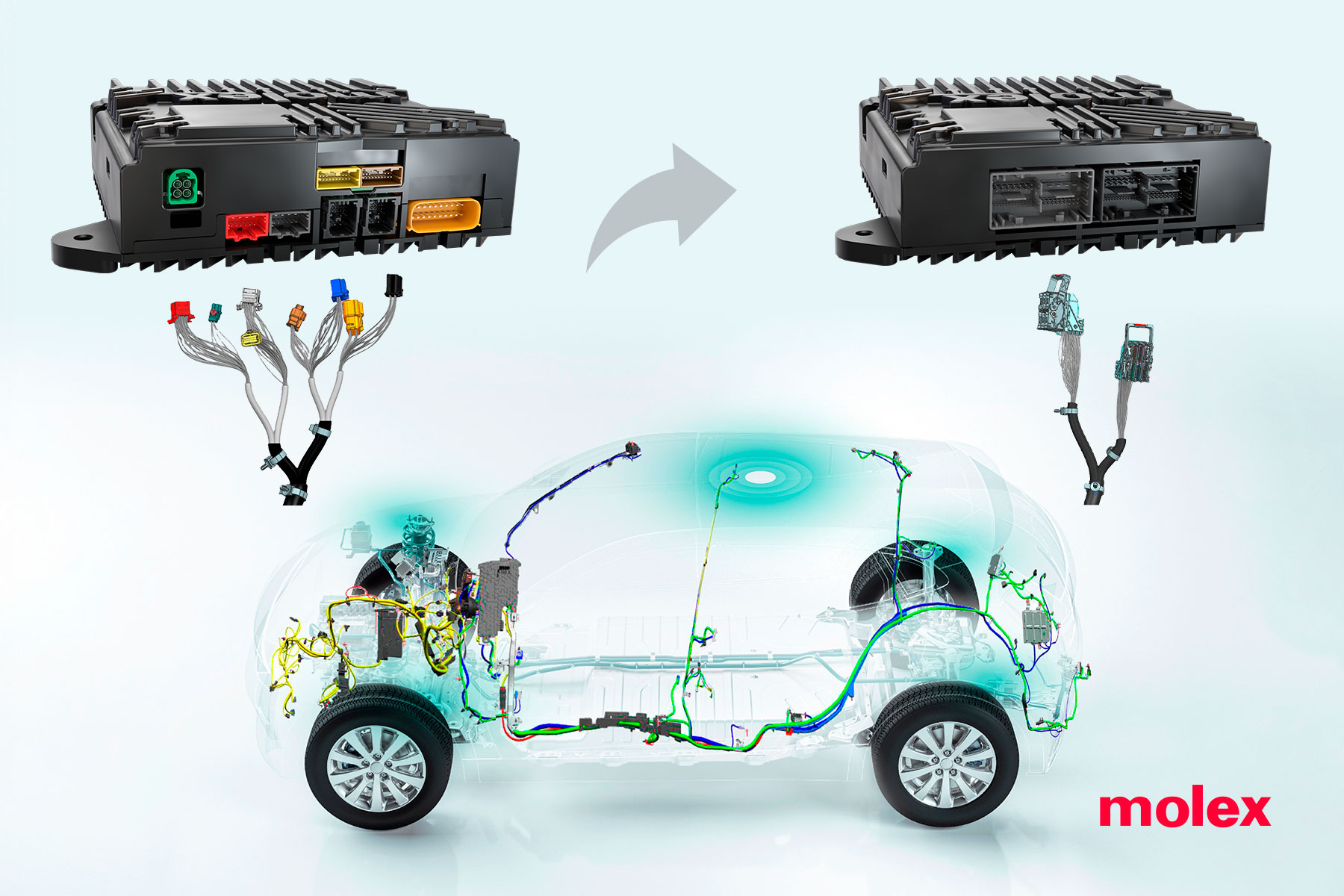 Molex kết hợp tín hiệu, dữ liệu tốc độ cao trong MX-DaSH để tối ưu hóa kiến trúc ô tô thế hệ mới